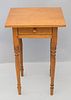 American One Drawer Maple End Table or Stand