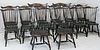 D.R. Dimes Set of 14 Windsor Chairs