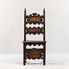 Italian Carved Fruitwood Side Chair