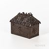Medieval Patinated Iron-mounted Oak Casket