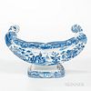 Blue Transfer Gothic Castle Pattern Cheese Cradle