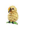 LUCIEN Enamel 18k Gold Parrot Brooch