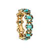 34.45ctw Turquoise, Sapphires & Diamonds Bracelet