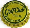 1920s Golf Club (Ginger Ale) Bottle Cap Duluth, Minnesota