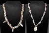 Prehistoric Mississippian Shell Bead Necklaces (pr)