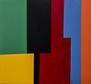 Herman Hershel Kahan Abstract Acrylic on Canvas
