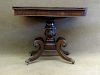 BOSTON CLASSICALLY CARVED MAHOG. CARD TABLE