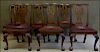 SET OF 6 NY CHIPPENDALE 18THC. CHAIRS