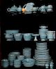 APPROX. 105 PCS. VINTAGE TURQUOISE  FIESTAWARE