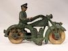 CAST IRON MOTORCYCLE TOY PROB. HUBLEY