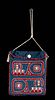 19th C. Tlingit Wool, Glass Bead, & Abalone Button Bag