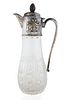 1908-1917 RUSSIAN SILVER-MOUNTED CRYSTAL PITCHER
