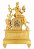 LIKELY CLEMENT A PARIS FRENCH BRONZE MANTLE CLOCK