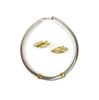A gold plated Christian Dior necklace,