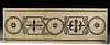Roman Stone Mosaic Panel - Circular Motifs / Emblems