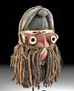 Early 20th C. African Guere Wood & Fiber Mask - Rare!