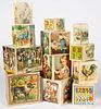 German ABC and picture nesting blocks