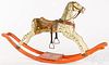 Early American carved and painted rocking horse
