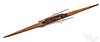 Finely crafted single rowing scull model