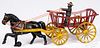 Dent cast iron horse drawn plantation wagon