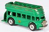 Arcade cast iron double decker bus