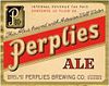 1942 Perplies Ale 12oz Label Jefferson, Wisconsin WI186-14