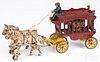 Kenton Overland Circus horse drawn cage wagon