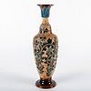 Doulton Lambeth George Tinworth Stoneware Floral Vase