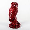 Royal Doulton Large Owl Sculpture in Flambe Glaze