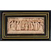 George Tinworth Terracotta Plaque, A Word to the Shepherds