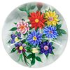 Debbie Tarsitano (Italian, 1921-1990) Magnum Floral Glass Paperweight