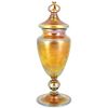 Steuben Gold Aurene Covered Urn Vase