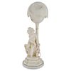 Alabaster & Marble Figural Table Lamp