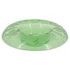 Steuben Pomona Green Engraved Centerpiece Bowl