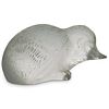 Lalique Crystal Hedgehog Figurine Paperweight