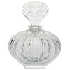 Lalique Crystal Glass Perfume Bottle
