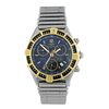 BREITLING - a gentleman's J-Class chronograph bracelet watch. Stainless steel case with yellow metal