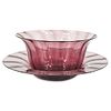 Steuben Amethyst Finger Bowl With Underplate