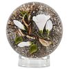 Victor Trabucco (American, b 1949) Magnum Glass Floral Paperweight
