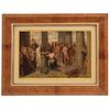 PELEGRÍN CLAVÉ (BARCELONA, 1811- 1880) ESTUDIO PICTÓRICO DE LA VIDA DE SANTA EULALIA Oil on cardboard 17.3 x 11.4" (44 x 29 cm) | PELEGRÍN CLAVÉ (BARC