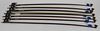 Lot Of 4 Unsigned Silver Wrapped Violin Bows .
