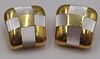 JEWELRY. Pair of Angela Cummings 18kt Gold and