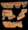 Rare Egyptian Glass Fragments - Pectoral + Wings