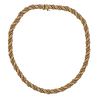 Tiffany & Co 14k Gold 1960s Rope Necklace
