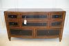 Schnadig Home dresser w/6 drawers over 2 - destressed mahogany finish
