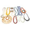 Collection of beaded, silver and metal jewelry