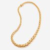 An eighteen karat gold necklace, Tiffany & Co. Wheat