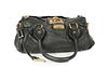 A Chloé 'Paddington' black leather handbag,