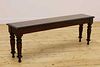 A Victorian hall bench,