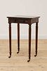 A rosewood side table,